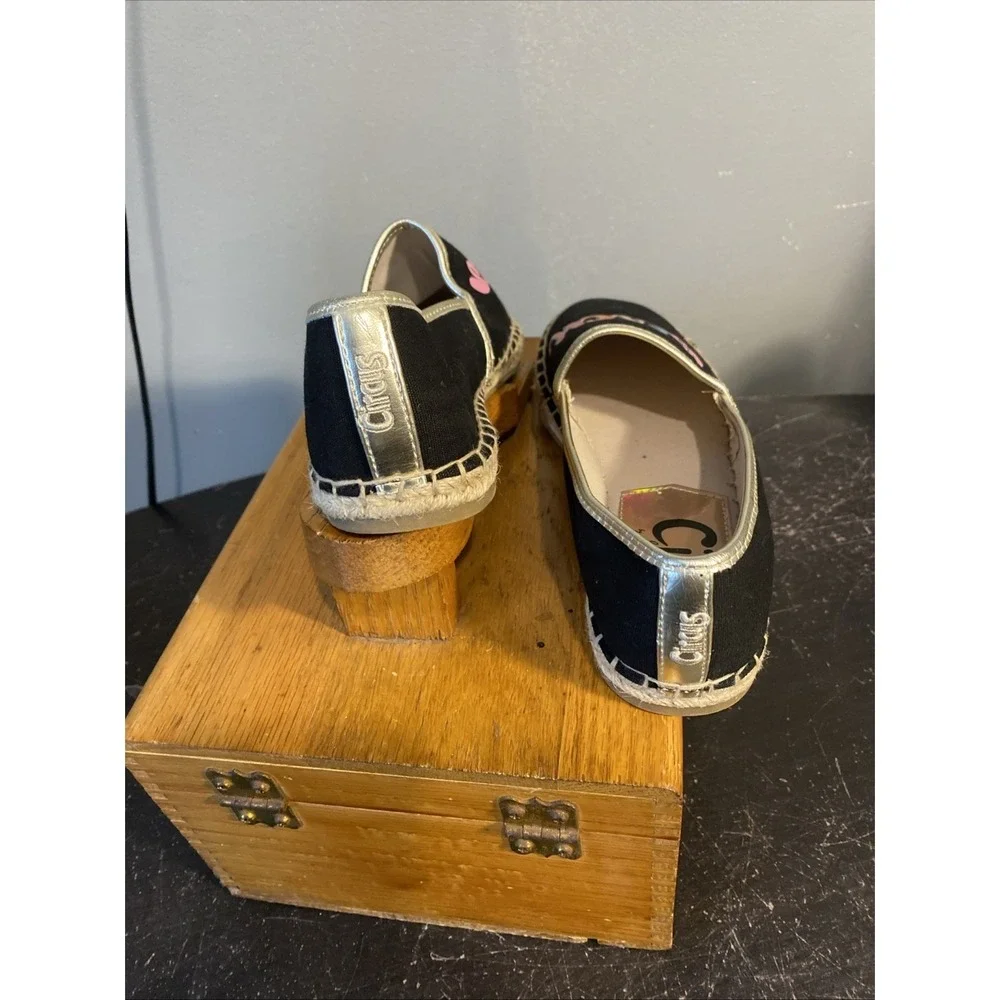 Circus By Sam Edelman Black Canvas Espadrilles 
